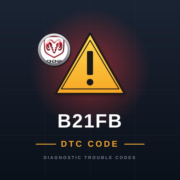 DTC B21FB Dodge