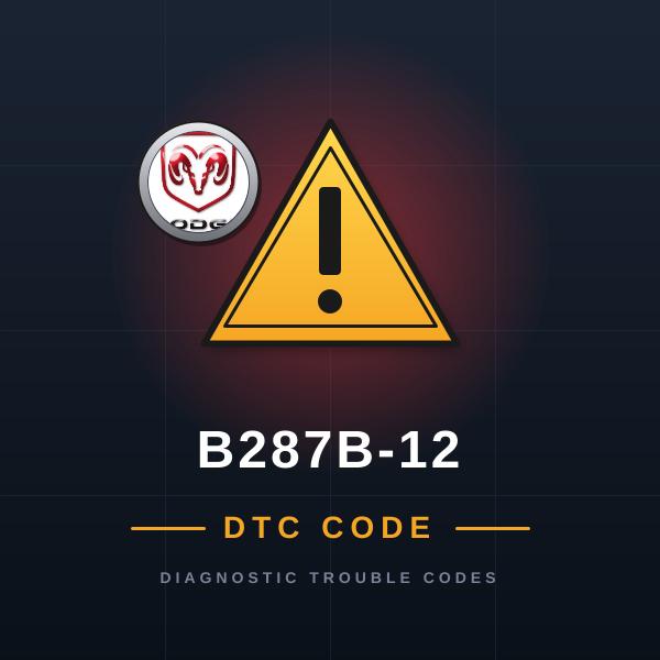DTC B287B-12 Dodge