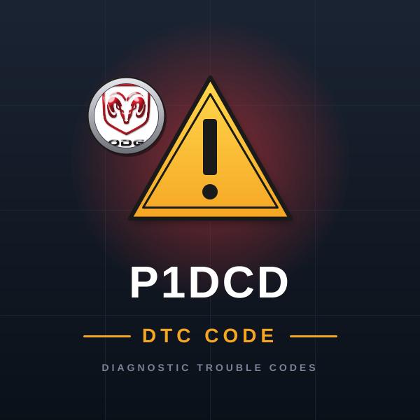 DTC P1DCD Dodge