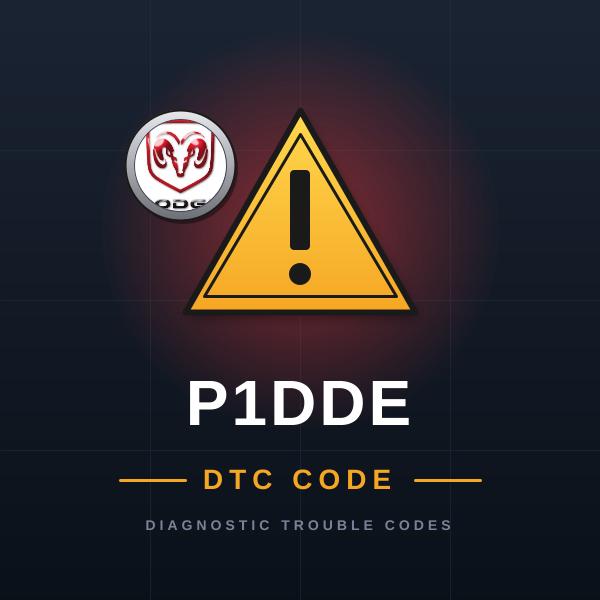 DTC P1DDE Dodge