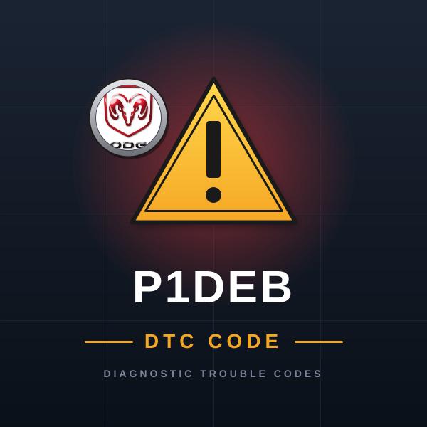 DTC P1DEB Dodge