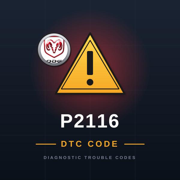 DTC P2116 Dodge