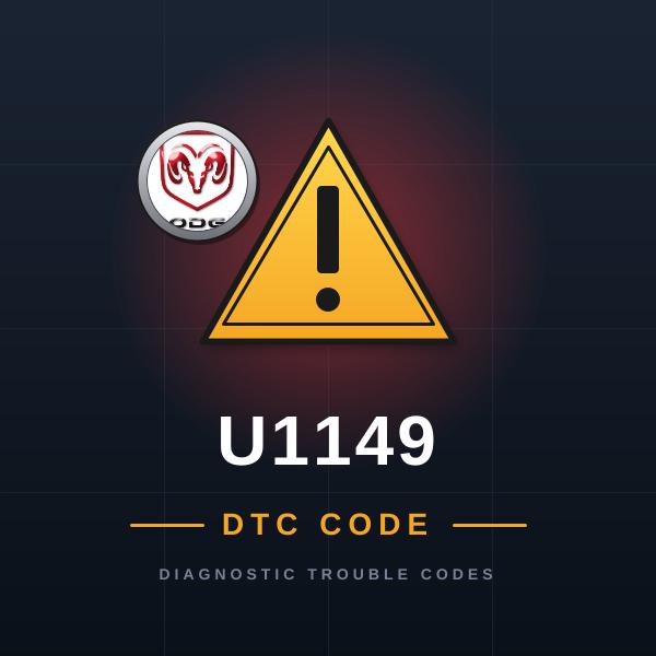 DTC U1149 Dodge