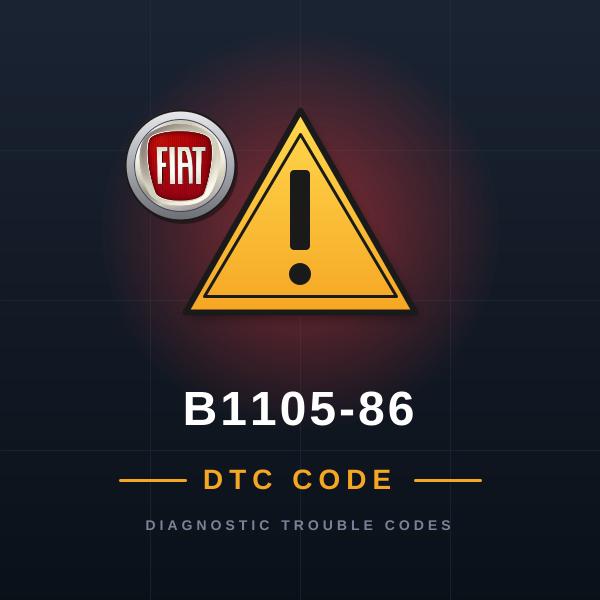 DTC B1105-86 Fiat