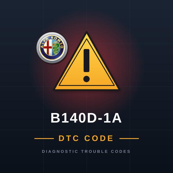 DTC B140D-1A Alfa Romeo