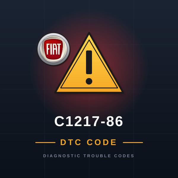 DTC C1217-86 Fiat