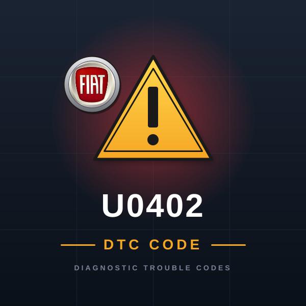 DTC U0402 Fiat