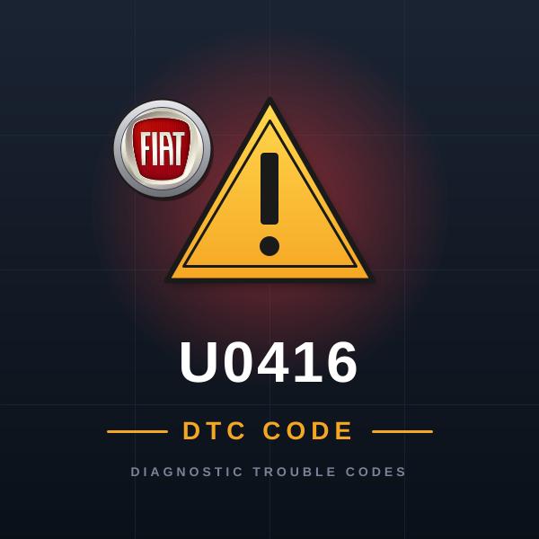 DTC U0416 Fiat