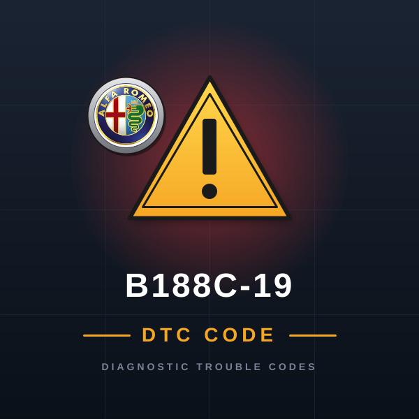 DTC B188c-19 Alfa Romeo
