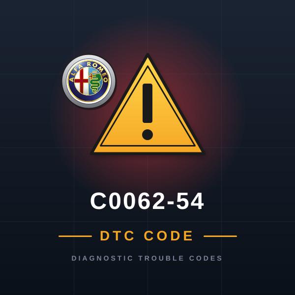 DTC C0062-54 Alfa Romeo