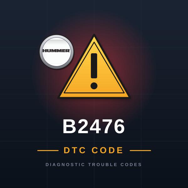 DTC B2476 Hummer