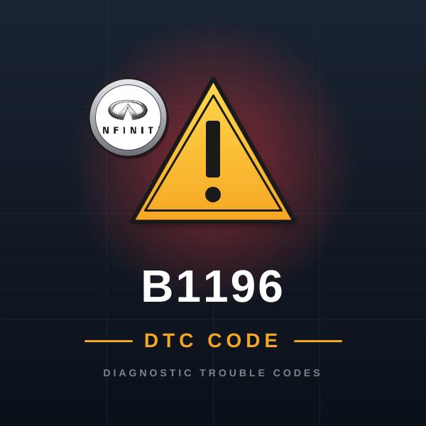 DTC B1196 Infiniti