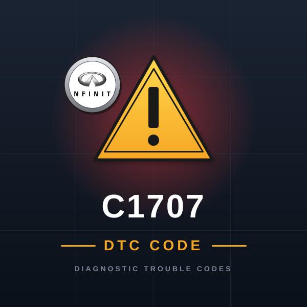 DTC C1707 Infiniti