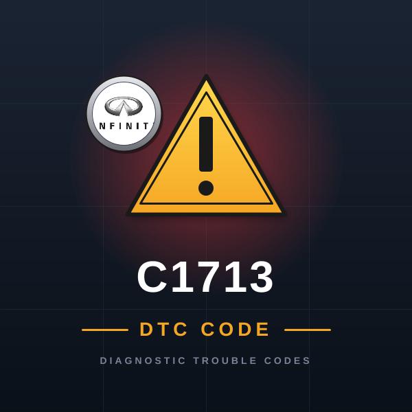 DTC C1713 Infiniti
