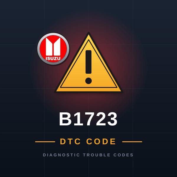 DTC B1723 Isuzu