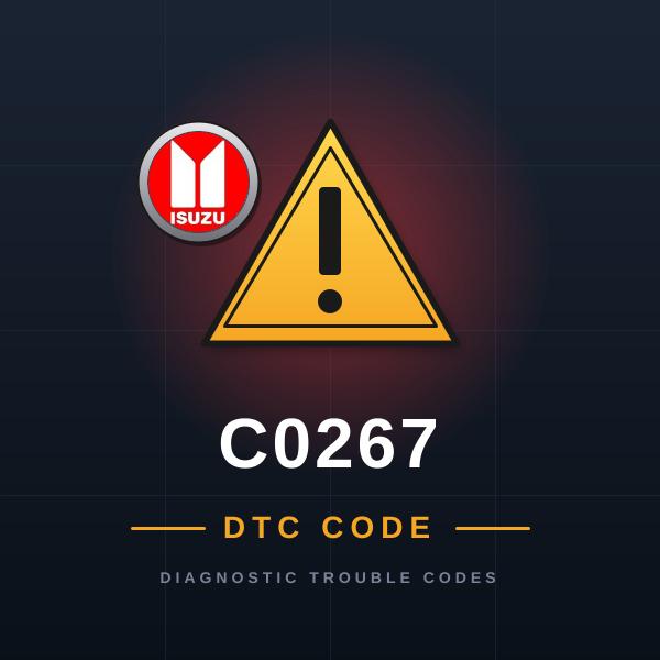 DTC C0267 Isuzu