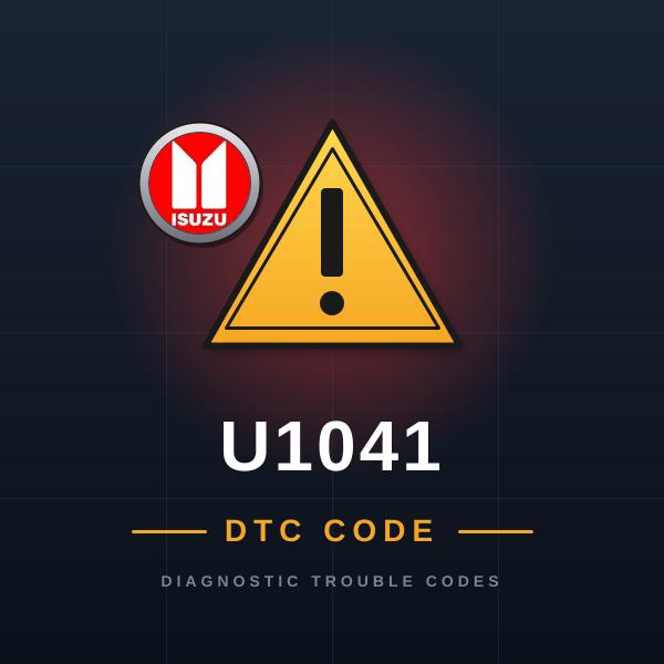 DTC U1041 Isuzu