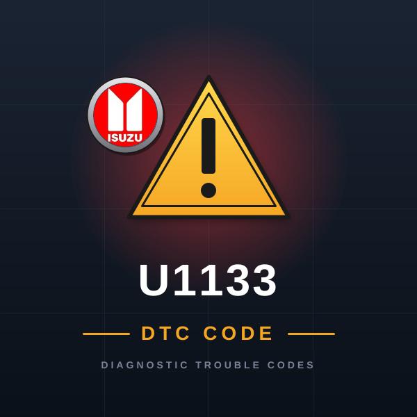 DTC U1133 Isuzu