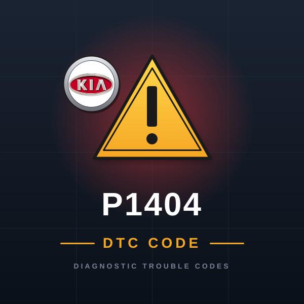 DTC P1404 KIA