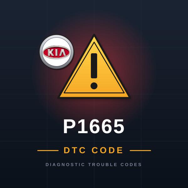 DTC P1665 KIA