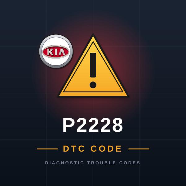 DTC P2228 KIA