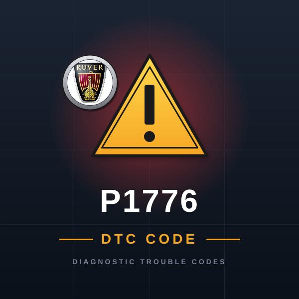 DTC P1776 Landrover