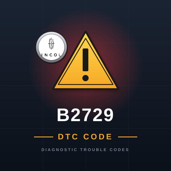 DTC B2729 Lincoln