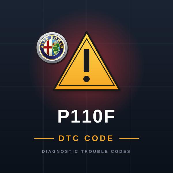 DTC P110F Alfa Romeo