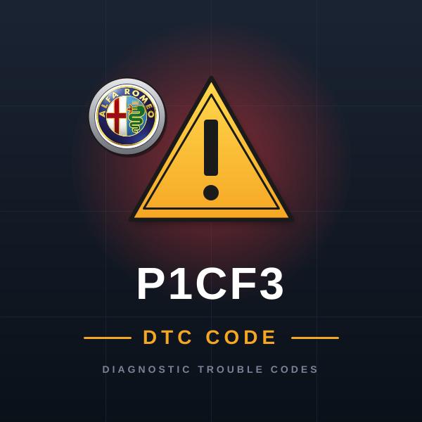 DTC P1CF3 Alfa Romeo