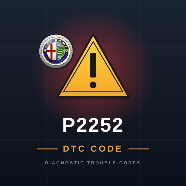 DTC P2252 Alfa Romeo