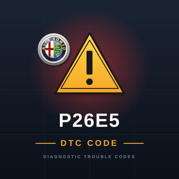 DTC P26E5 Alfa Romeo