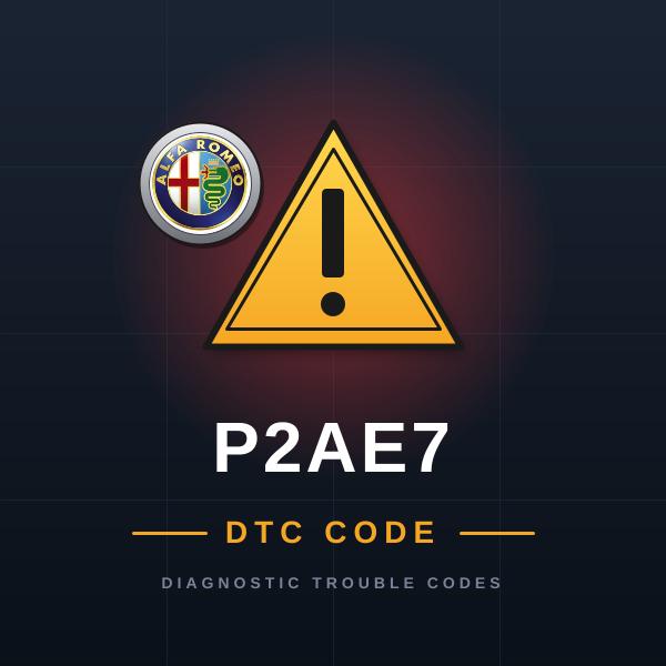 DTC P2AE7 Alfa Romeo