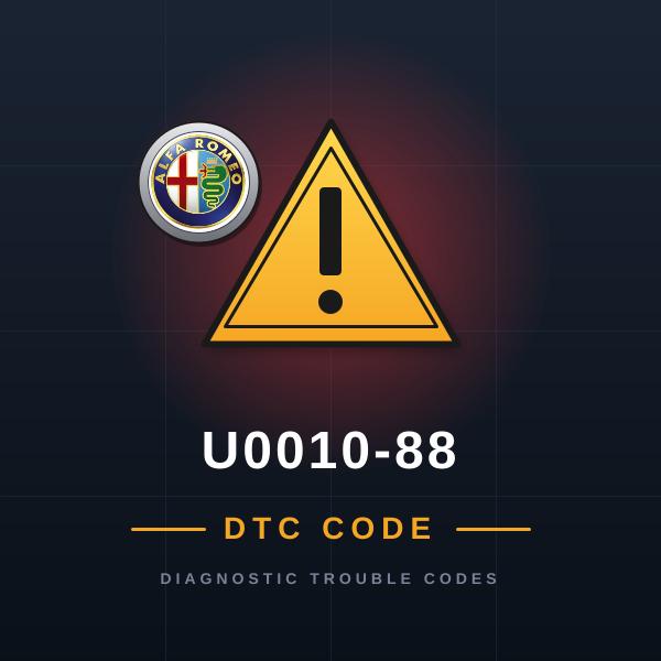 DTC U0010-88 Alfa Romeo