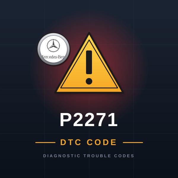 DTC P2271 Mercedes-Benz