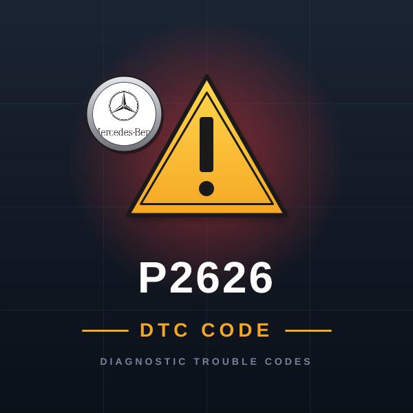 DTC P2626 Mercedes-Benz
