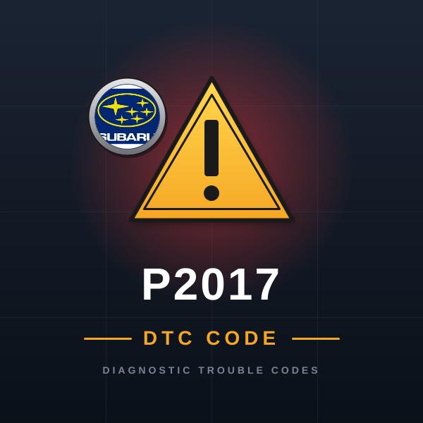 DTC P2017 Subaru