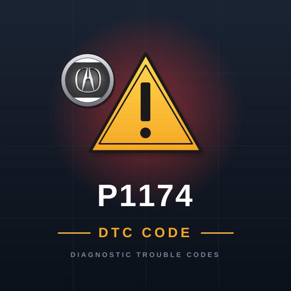 DTC P1174 Acura