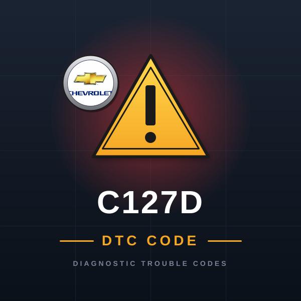 DTC C127D Chevrolet