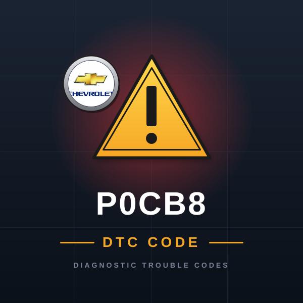 DTC P0CB8 Chevrolet