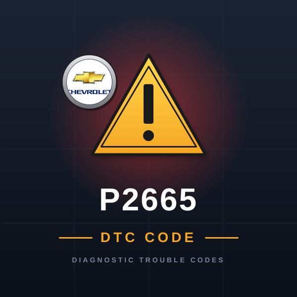 DTC P2665 Chevrolet