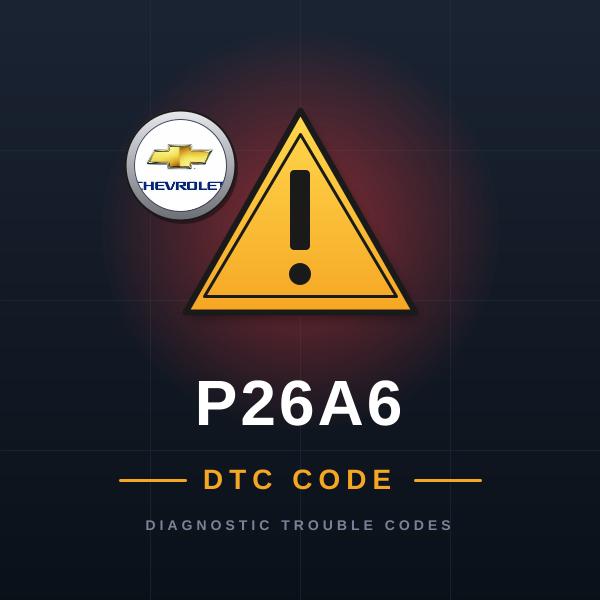 DTC P26A6 Chevrolet