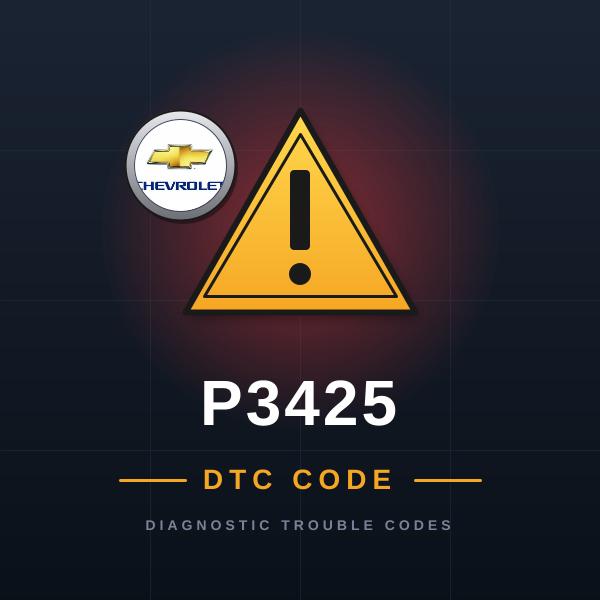 DTC P3425 Chevrolet