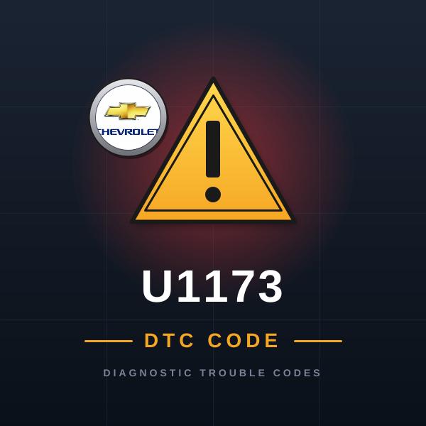 DTC U1173 Chevrolet