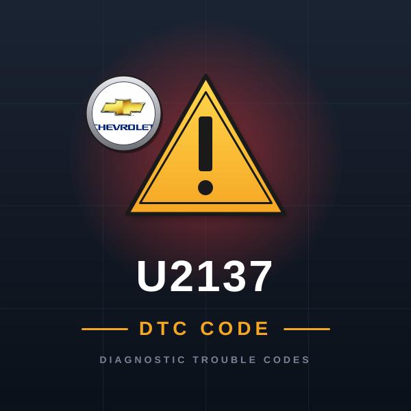 DTC U2137 Chevrolet