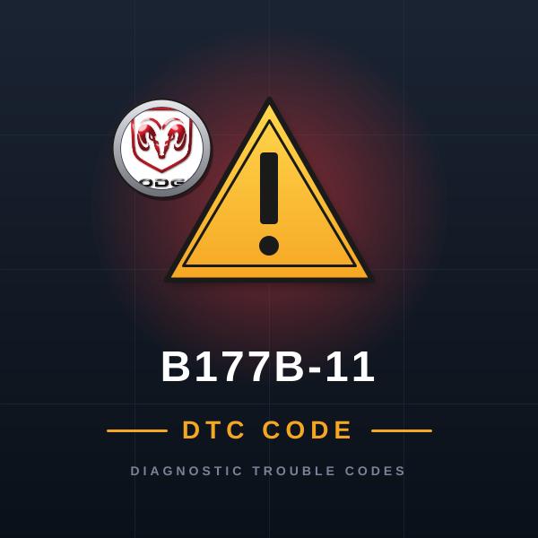 DTC B177B-11 Dodge