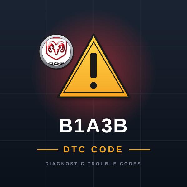 DTC B1A3B Dodge