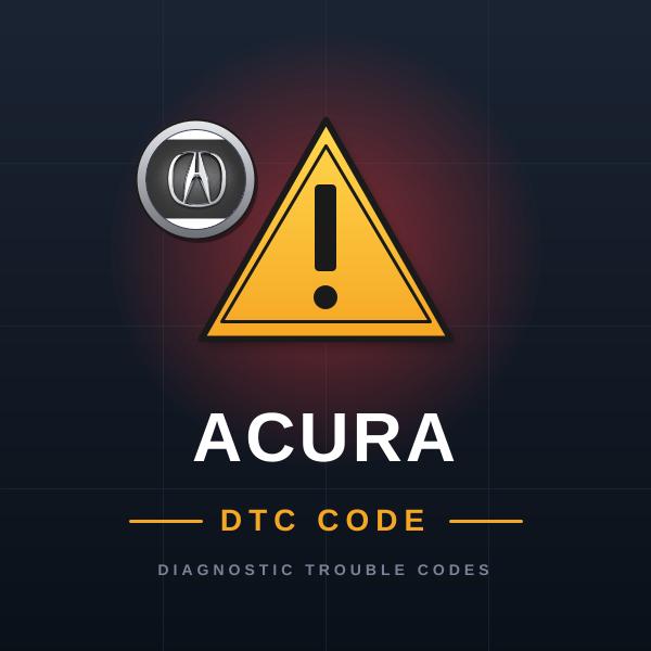 Acura — DTC kódy
