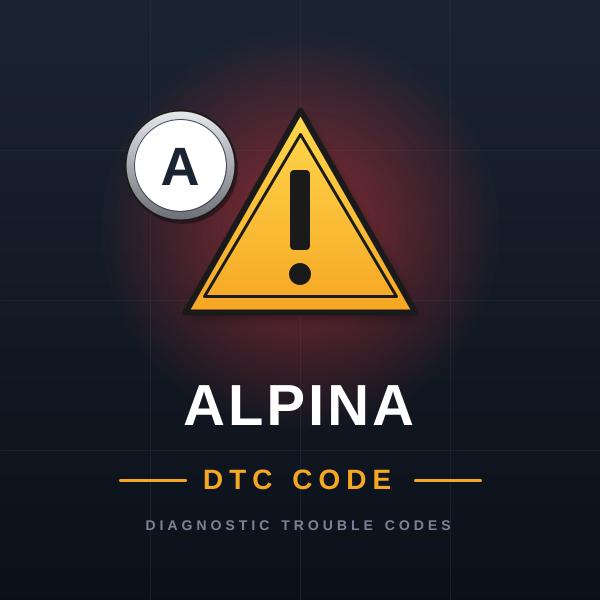 Alpina — DTC kódy