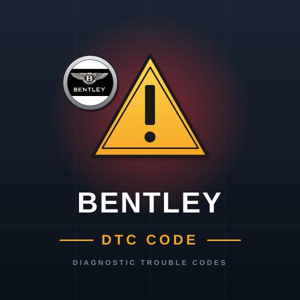 Bentley — DTC kódy