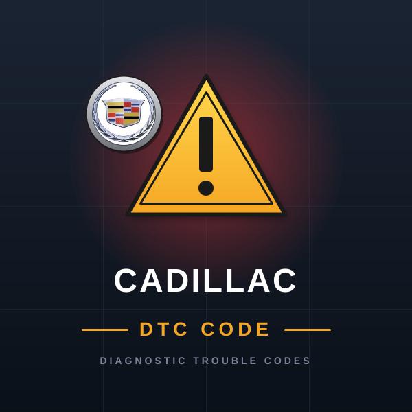 Cadillac — DTC kódy